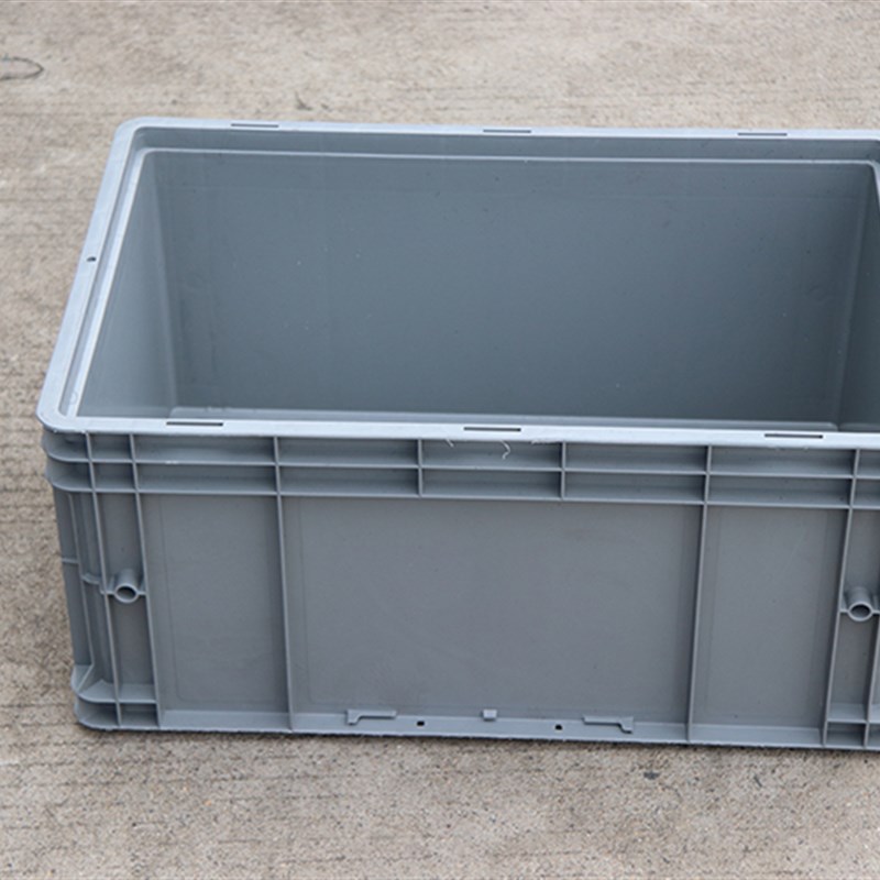 4628大把手塑料周转箱物流运输筐长方形加厚带盖储物收纳盒