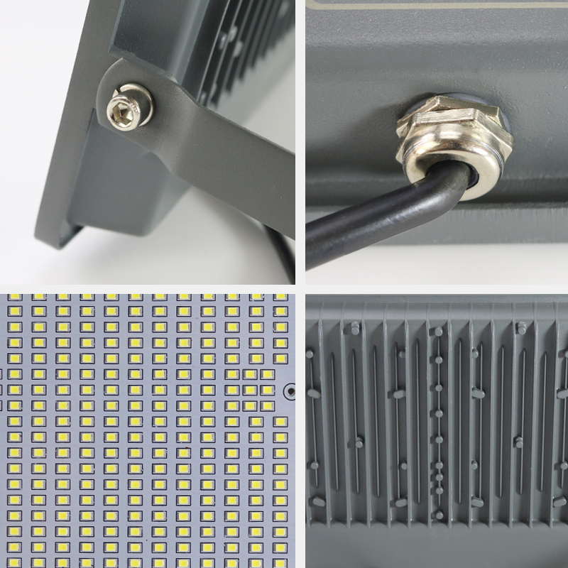 led投光灯防水超亮400w200瓦户外照明四方灯强光远程220v射灯工地