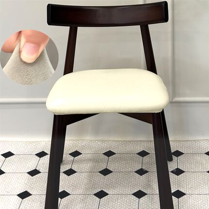 毛绒加厚高级椅子套罩万能通用2024保护座面餐桌牛角实木板凳坐垫