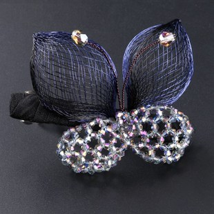 发夹后脑勺夹子头饰盘头发夹子立体发卡韩国顶夹弹簧夹花朵大发夹