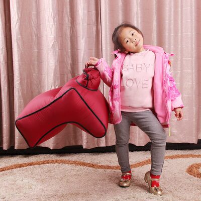 旅行便携折叠mini口袋座椅随身软座免工具儿童靠背椅1835