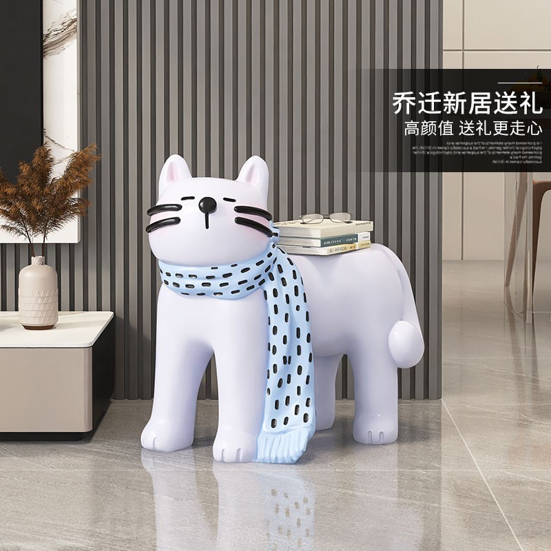 招财猫存钱罐落地摆件客厅玄关茶几装饰品只进不出储钱罐乔迁礼物