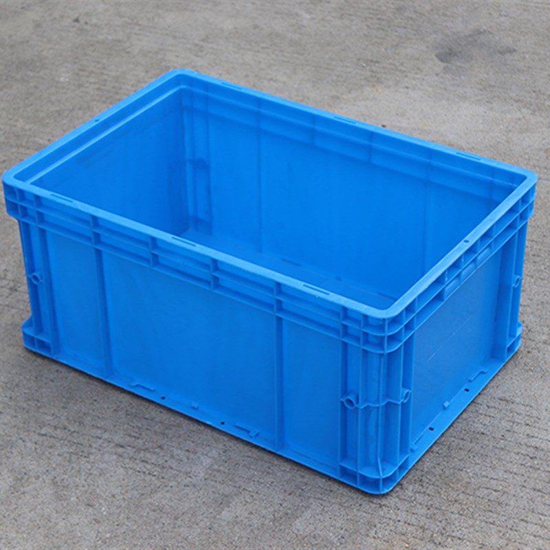 4628大把手塑料周转箱物流运输筐长方形加厚带盖储物收纳盒