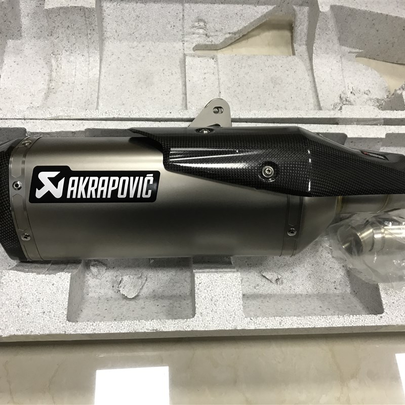 适用于 本田佛沙750天蝎排气 本田Xadv750天蝎排气 钛合金尾段