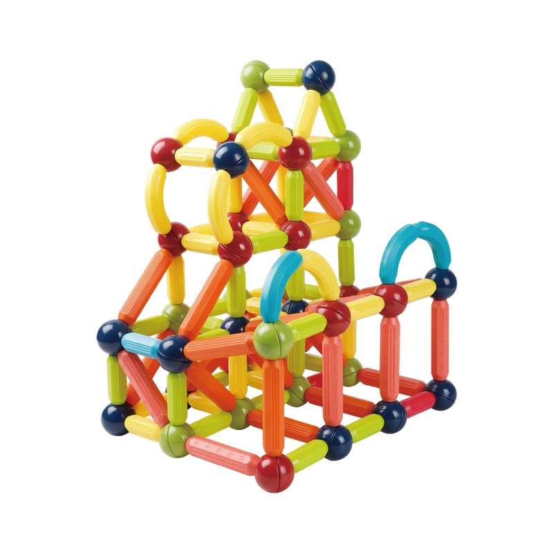 百变磁力棒片儿童益智强磁铁拼装积木男女孩宝宝早教玩具拼图36岁