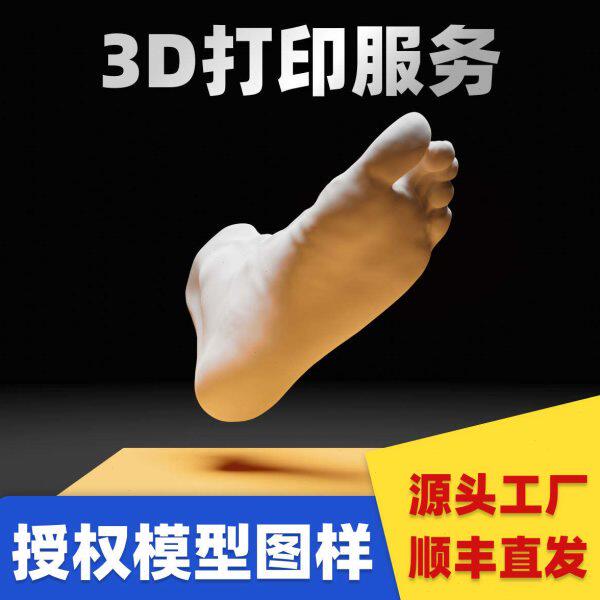 3d打印服务定制脚模3d打印脚模型光敏树脂定做