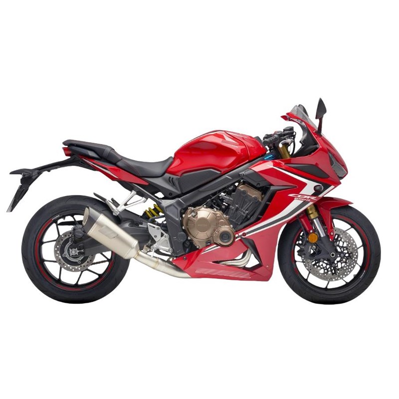 适用于本田CBR650R改装排气管消音双出SC天蝎AR钛合金中尾段全段