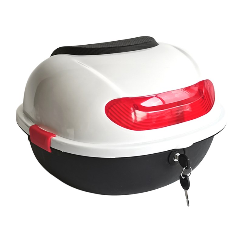 适用小鸟电动车后备箱通用硅表电瓶车踏板摩托车箱子工具箱后尾箱