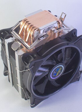 6铜管双风扇 cpu风扇 多平台散热器静音铜管