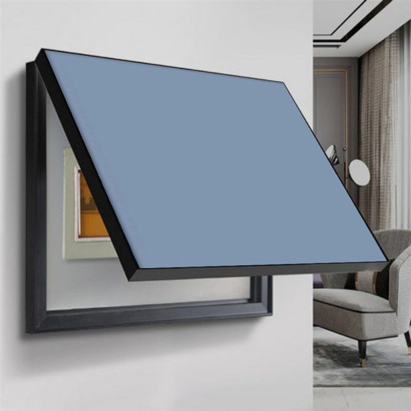 电表箱装饰画多媒体网路箱遮挡纯色免打孔简约配电箱WiFi弱电箱