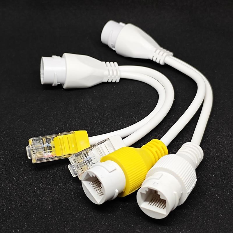 网线分线器网络一分二路由器交换机电脑上网标准POE摄像头分离器