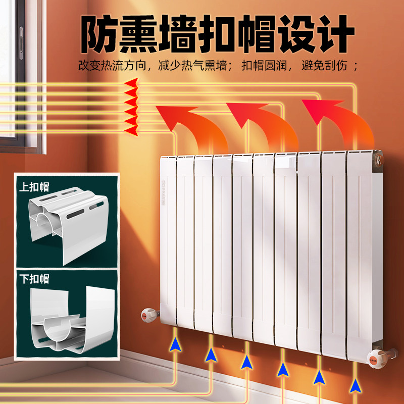 圣劳伦斯暖气片家用铜铝复合卧室水暖散热片客厅采暖集中供热8060