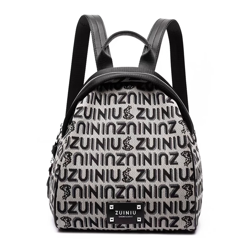 2025新款大提花刺绣双肩背包