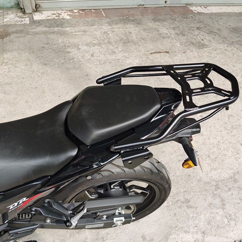 适用于摩托车DR150/150S后货架 DR160S尾箱架衣架扶手尾翼改装件