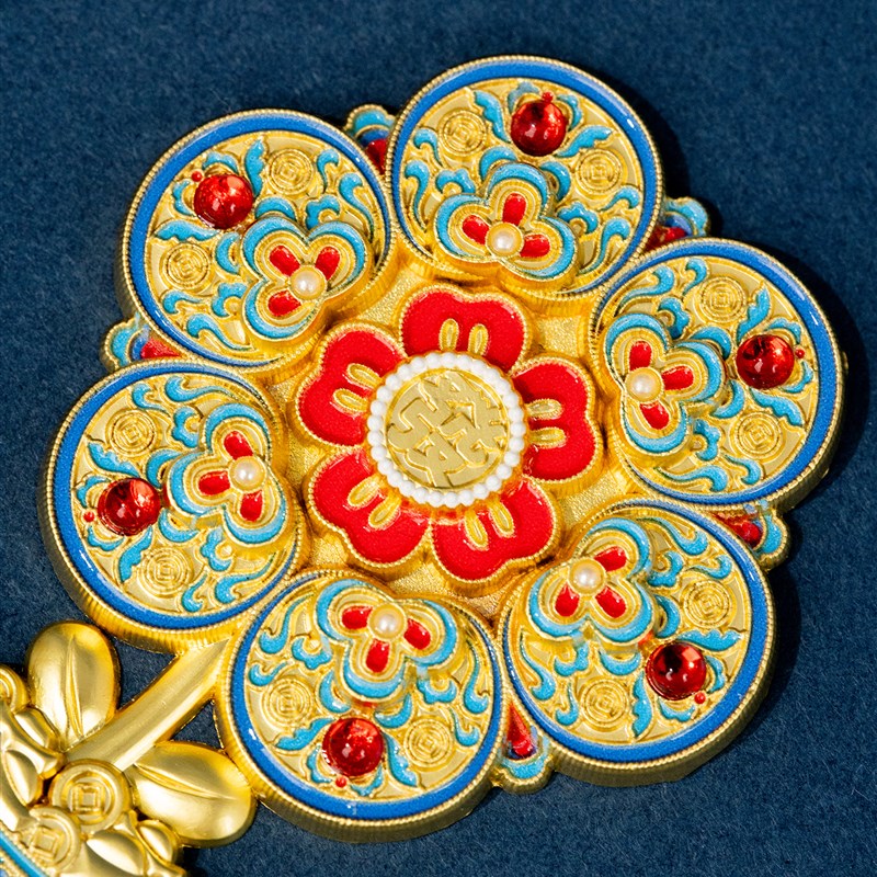 敦煌有钱花冰箱贴博物馆文创招财立体金属冰箱贴创意伴手礼纪念品