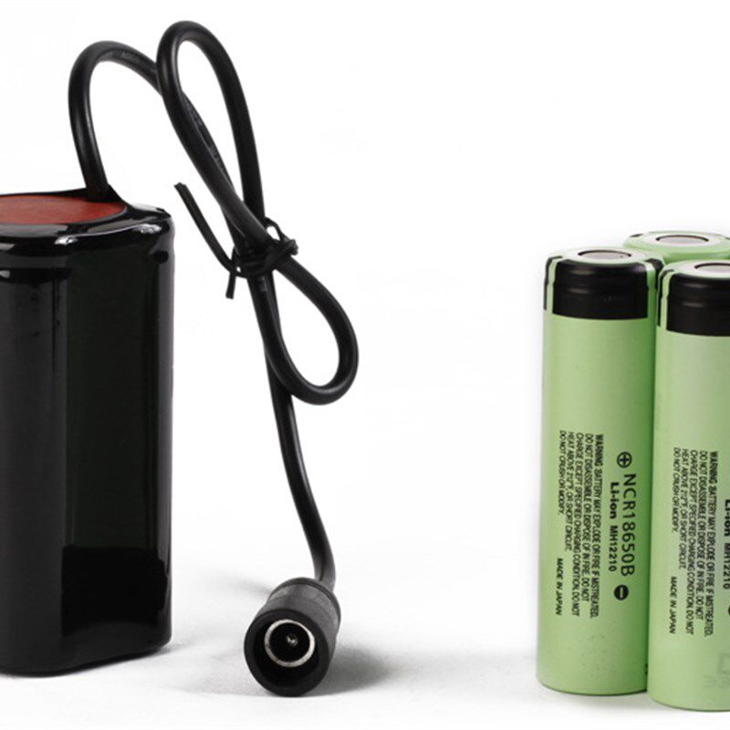 18650锂电池组强光自行车前灯燃料电瓶大容量充电电池保护板8.4V