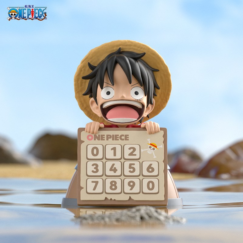 正版航海贼王汽车载停车号码牌路飞乔巴香薰挪车电话摆件模型手办