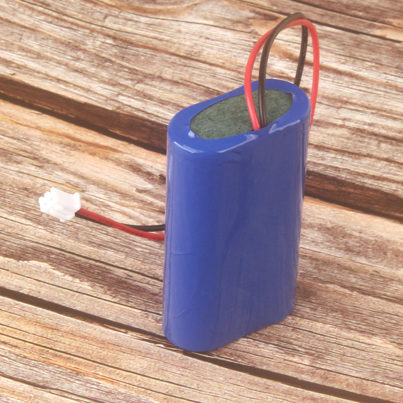 3.7V锂电池组18650圆柱形2节并联大容量4.2V带保护板插头线5V充电