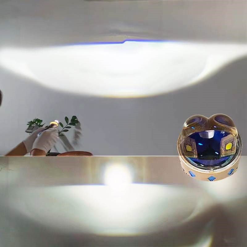 新款T8激光H4透镜汽车LED透镜远近一体车灯70w摩托车大灯货车大灯