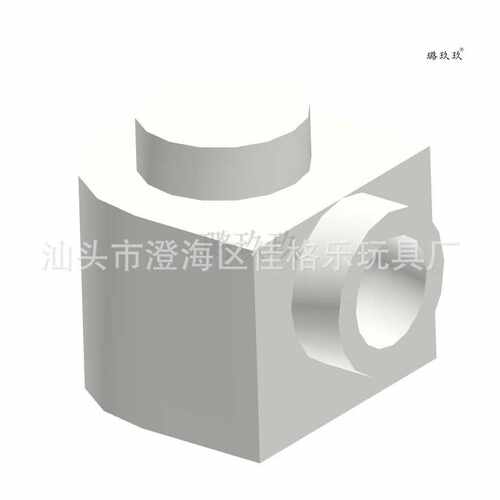 【50G起订】MOC国产积木乐兼容高3386零件1x1x2/3半圆砖特殊