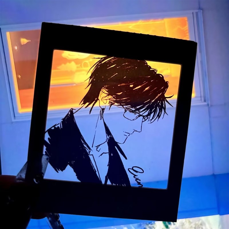 来图定制全透半透光影胶片方卡不限款式图明信片书签直角diy定制