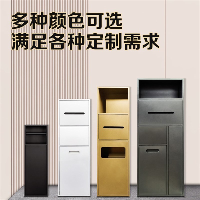 来图定制尺寸款式SUS304不锈钢材质嵌入式壁龛纸巾盒马桶刷垃圾桶