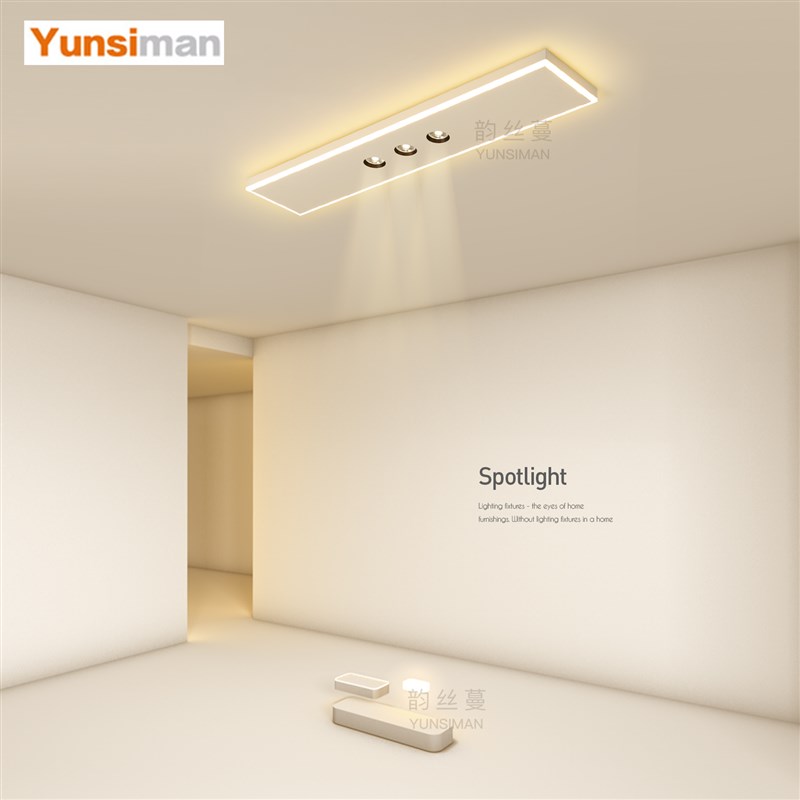 餐厅长条过道灯简约现代led吸顶灯创意客厅卧室阳台2025新款灯具