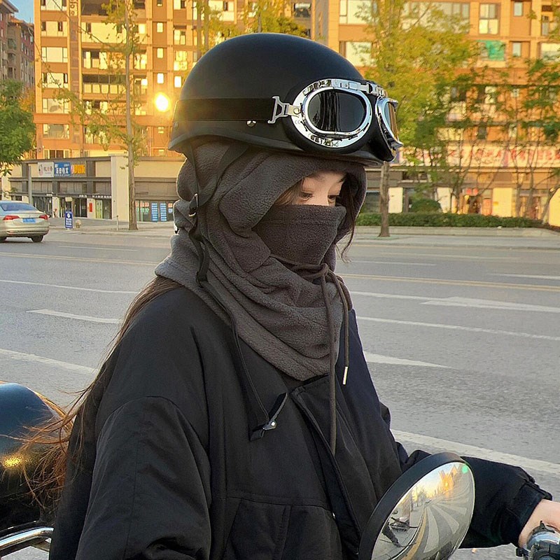 哈雷复古电动车头盔3ce认证男女生四季通用款电瓶车摩托车安全帽