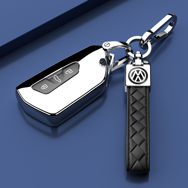 适用大众途昂钥匙套2023款凌渡l威然ID4X6高尔夫380T揽巡镜车用品