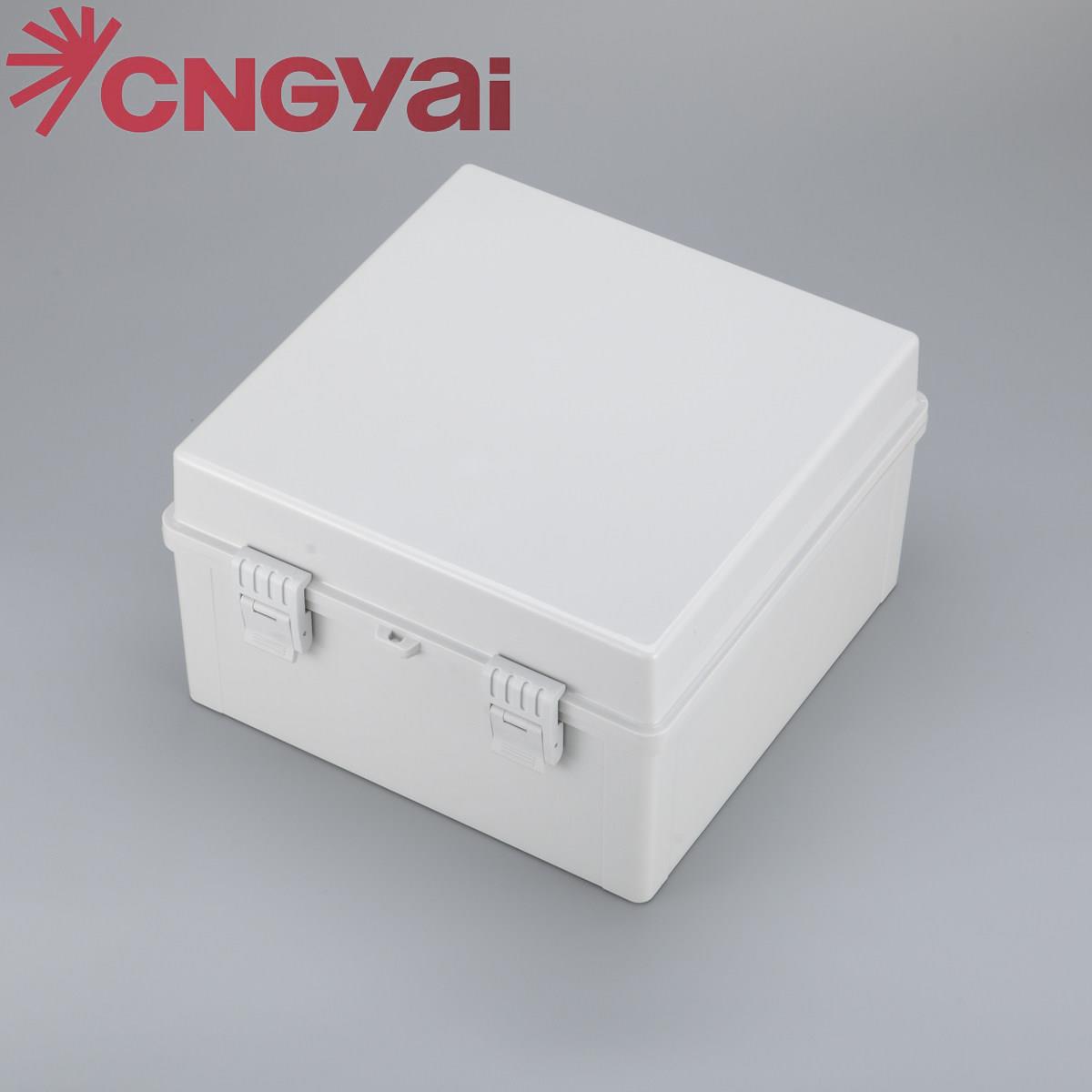 楚鑫塑料防水接线箱300*300*180mm明装开关控制盒 带铰链搭扣翻盖