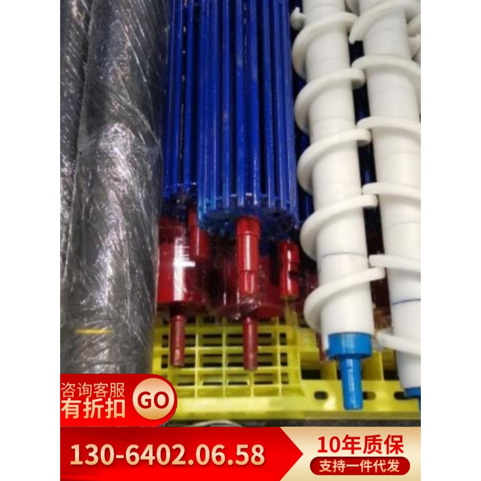 胶辊橡胶无动力铁滚轴养殖场自动设备清粪机输送带螺旋断辊筒配件