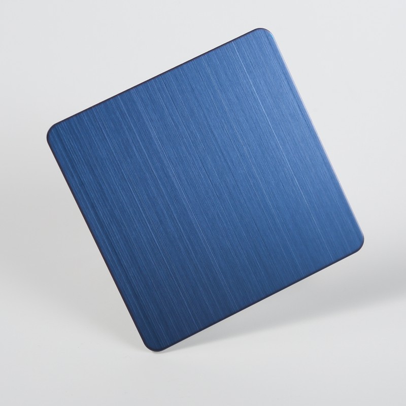 拉丝不锈钢板钛金色电镀香槟金定制玫瑰金加工 定做面板304装饰板