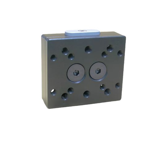 机械手配件旋转侧姿组40气缸手动快换治具气动板快速转换一键换装