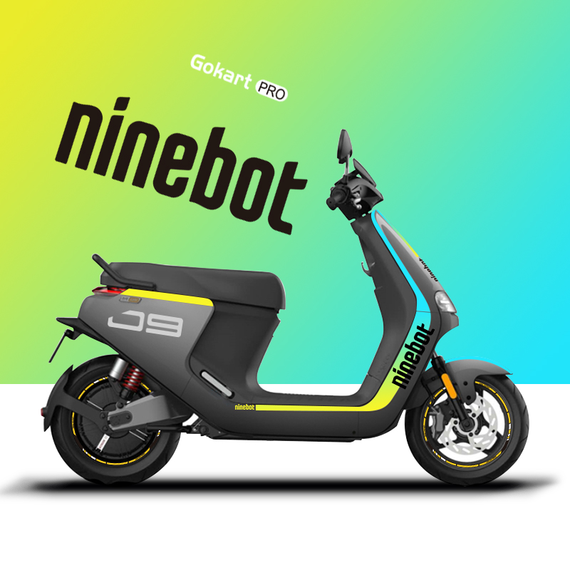 适用九号E200/E80C100125贴纸仪表膜轮毂反光贴片电动车改装饰版