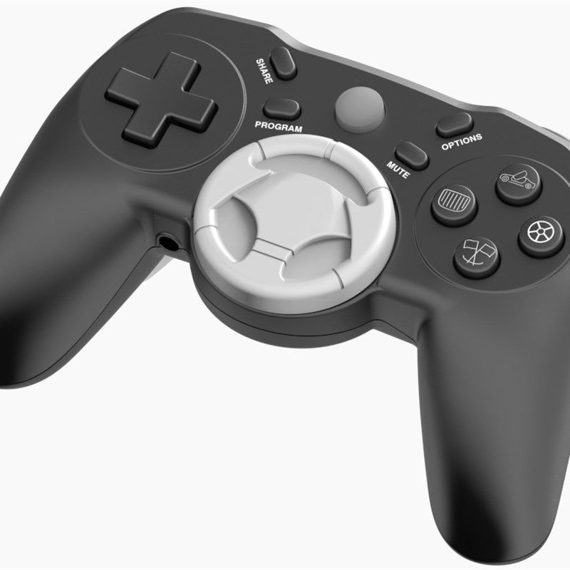 P4蓝牙私模赛车带方向盘游戏手柄电脑STEAM欧卡地平线安卓手机,电玩/配件/游戏/攻略,游戏手柄,淘宝优惠券,粉丝福利购,淘宝优惠卷