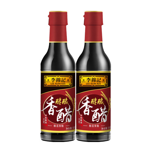 李锦记醇酿香醋500ml瓶装