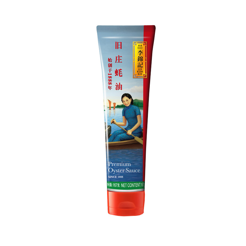 李锦记旧庄蚝油167g挤挤支装非遗蚝油蚝油汁家用炒菜凉拌点蘸调味