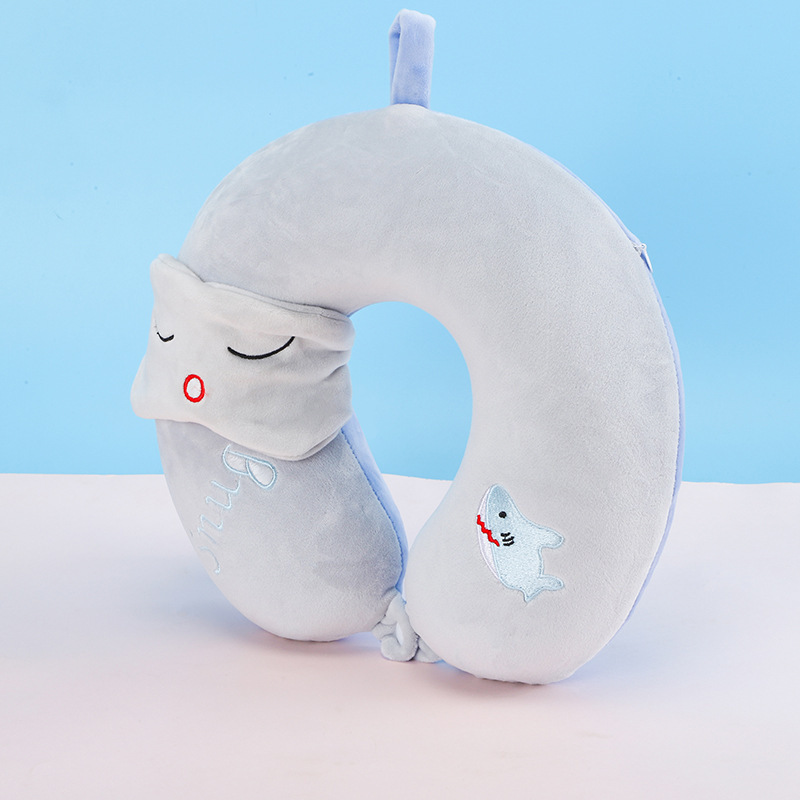 u型枕颈枕脖子靠枕颈椎u形护颈脖枕午睡旅M行学生便携Y枕头睡觉神