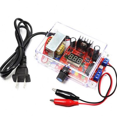 DIY Kit LM317 Adjustable Regulated Voltage 220V to 1.25V-12.