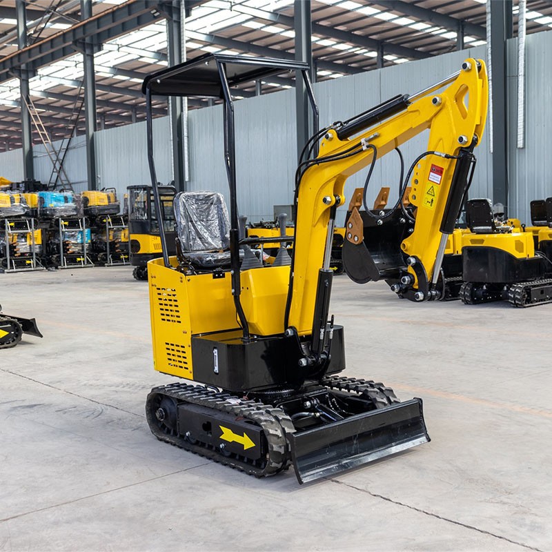 源头厂家 HT12挖掘机1.2吨挖掘机 微挖小挖果园用挖土机 家用钩机