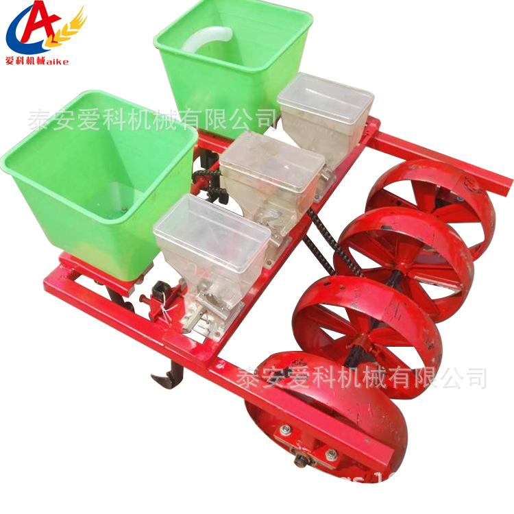 新款花生播种机手扶车带花生精播机免耕娃娃菜油菜菠菜高粱种植机