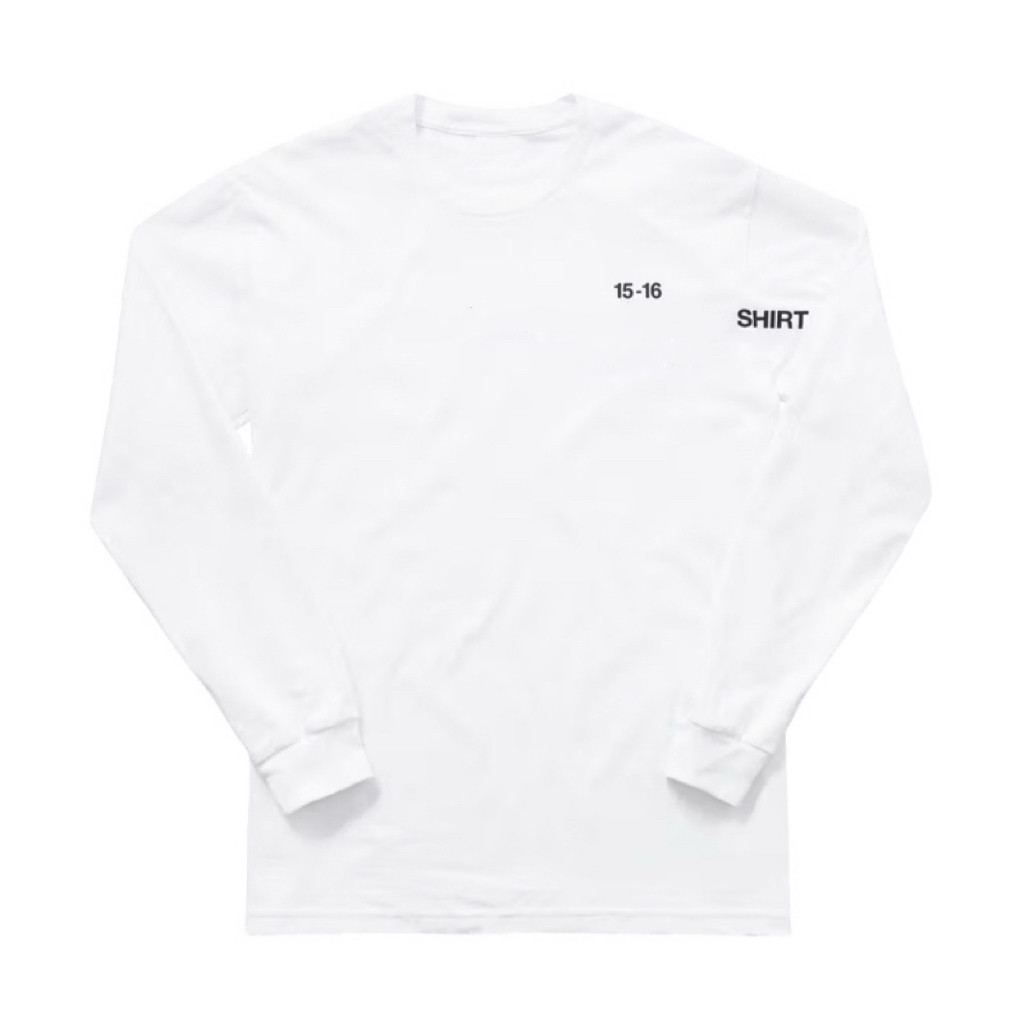 Solid Color Letter Long Sleeve