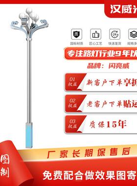 专利逐浪8-15米中华玉兰灯广场市政道路大型工程LED景观灯组合灯