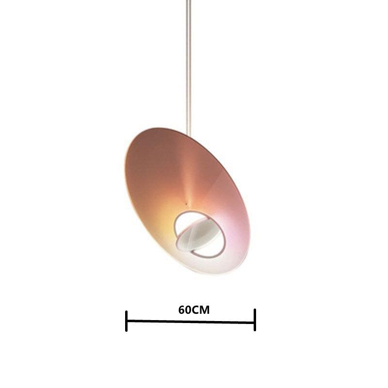 后现代艺术彩色飞碟吊灯北欧个性渐变餐厅餐桌吧T台灯家用氛围灯,家装灯饰光源,客厅吊灯,淘宝优惠券,粉丝福利购,淘宝优惠卷