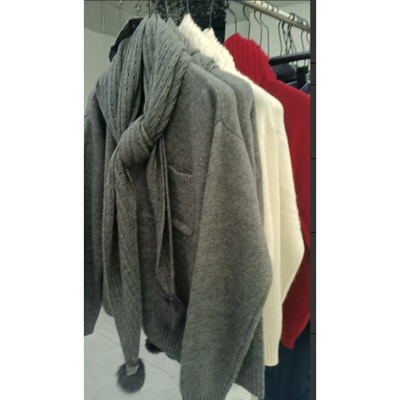 【书婷专享】通勤高领长袖羊绒衫女宽松百搭针织衫毛衣RJ-9436