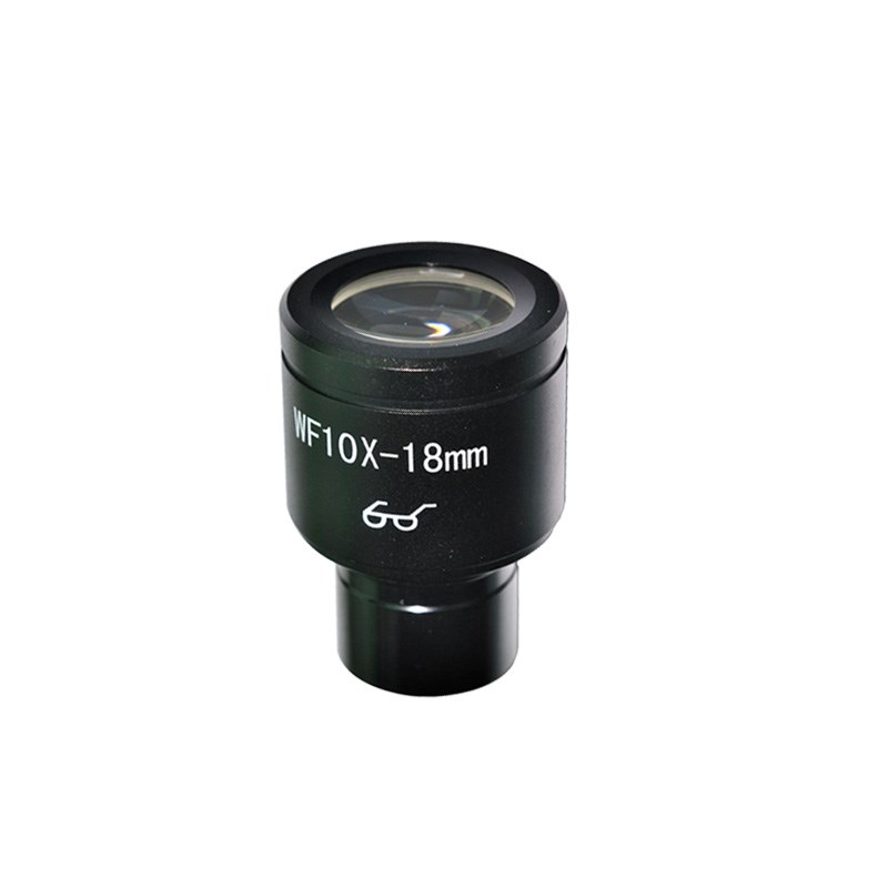 金相生物显微镜高眼点广角目镜带刻度尺目镜WF10X18/2S0mm接口23.