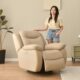 头等太空舱沙发休闲摇椅单人电动摇美甲按摩懒人多功能椅客厅真皮