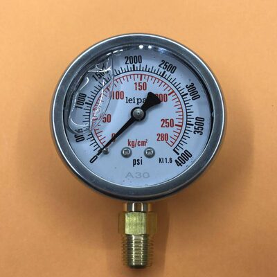 防震减振耐震压力表 YN-62mm-68mm 280kg/cm2 4000psi zg1/4牙