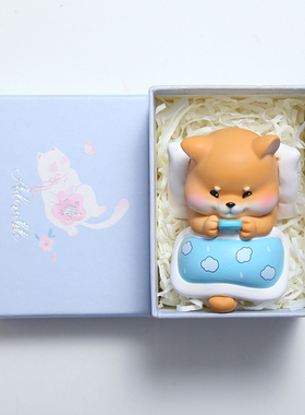 可爱小猪猪汽车内l饰品摆件日系办公室好物桌面柴犬创意沙雕礼物