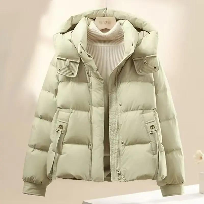 2025冬季新款加厚保暖羽绒棉服女短款棉袄外套韩版时尚小个子棉衣